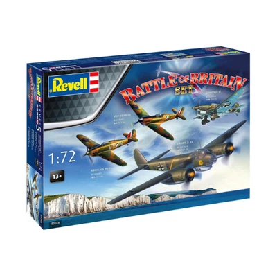 BATTLE OF BRITAIN 85TH ANNIVERSARY SET KIT 1:72 Revell Kit Aerei Modellino Nuovo - Immagine 1 di 2