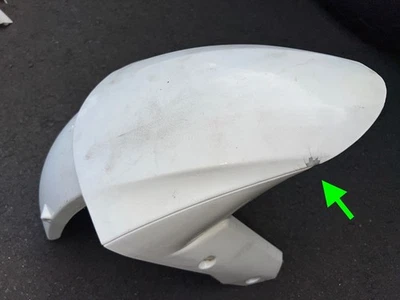 Cubierta de guardabarros delantero de rueda de plástico Kawasaki Ninja ZX10 ZX10R zx 10 2008-2010 Foto 1 de 4