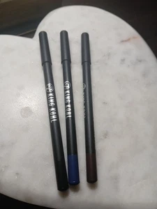 (3) W7 King Kohl Eyeliner Blackest Black, Bluest Blue, Brownest Brown Set of 3 - Picture 1 of 1