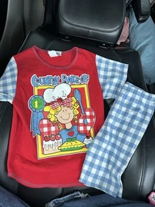 Vintage Tickle Me Girls Short Set Country Bake Off Embellished Bows And Bling - Picture 1 of 5