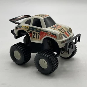 VINTAGE VTG VW BEETLE PLASTIC BRAZIL 80’S Monster Car Tires TOY As Is See Pics - Picture 1 of 11