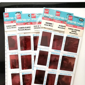 VTG 35mm Slide Lot Boston Plymouth Massachusetts Niagara Falls Souvenir 309 - Picture 1 of 4