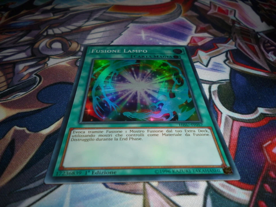 YU GI OH FUSIONE LAMPO - HISU IT 057 SUPER RARA ITA - Immagine 1 di 1