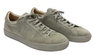 SUITSUPPLY Sneakers Men's EU 42 / UK 8 Suede Leather Low Top Lace Up Grey - Picture 1 of 11