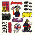 PRINCESS NOKIA 1992 Deluxe Ltd Ed RARE Stickers Lot +BONUS Hip Hop Rap Stickers!