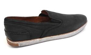 Blackstone SCM-003 Mens Slip-On Sneaker Shoes in Black Leather Size 57 / US 23 ?