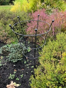 Peony Garden Supports Herbaceous Plant Cone Metal Frames 5 Leg Heavy Duty Medium - Picture 1 of 8