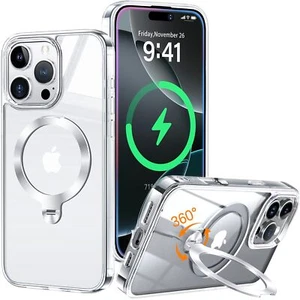 HaloArt 360° Rolatif Support Magnétique Coque pour iPhone 16 Pro Max CD Annea... - Photo 1 sur 7