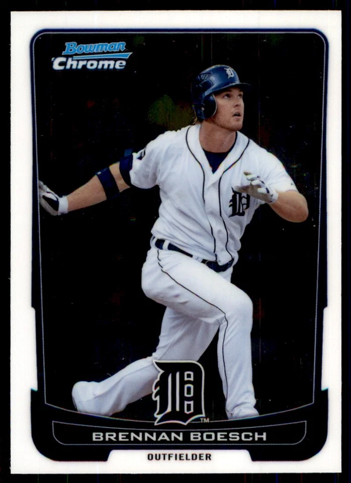 2012 Bowman Chrome Brennan Boesch Baseball Cards #212 - Image 1 of 2