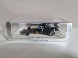 Spark 1/43 Lotus Ford 76 R. Peterson - #1 Gp Sudafrica 1974 - S1778 - Foto 1 di 5