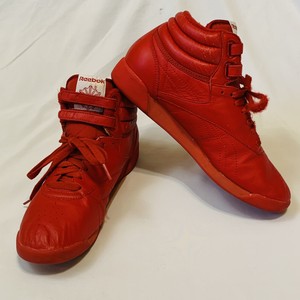 orange high top reeboks