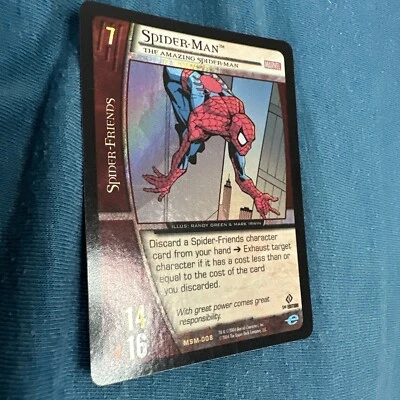 1st Edition #MSM-008 "Spider-Man" Foil - 2004 Marvel VS System by Upper Deck  - Image 1 of 3