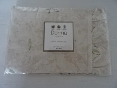 DORMA "SPRING GARDEN MULTI " FRILLED PILLOWCASE BNIP - Image 1 of 2