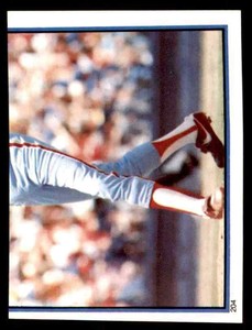 1983-84 O-Pee-Chee Stickers Steve Carlton #204