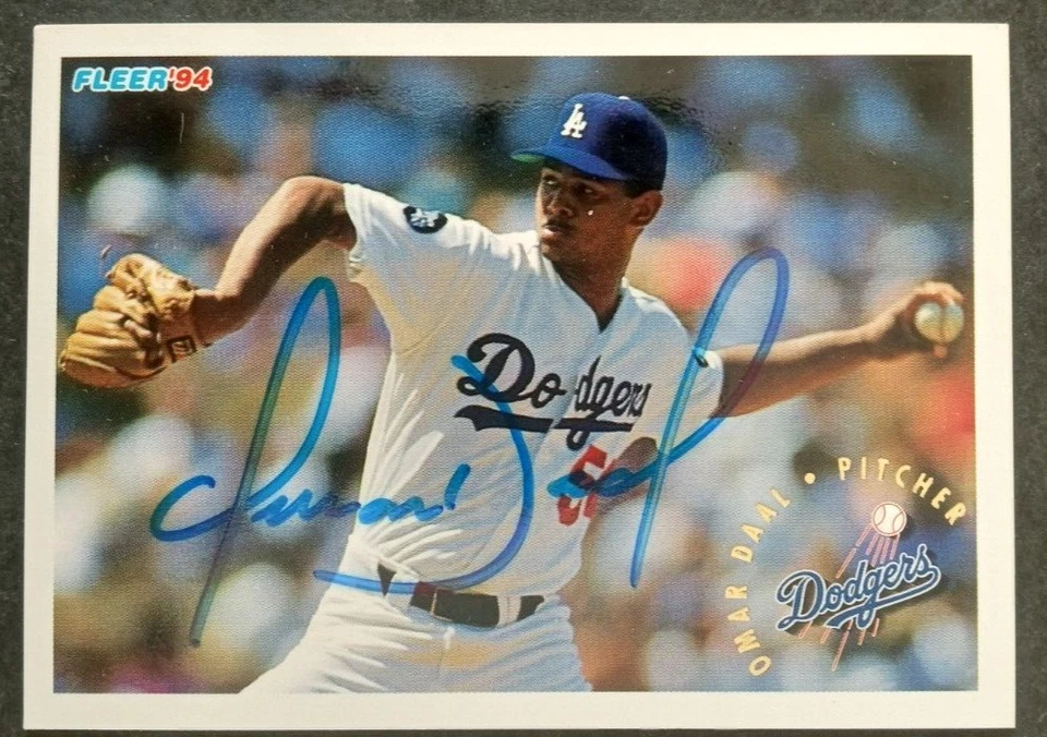 1994 Fleer SIGNED: Omar Daal, DODGERS #508 - Image 1 of 1