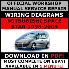 OFFICIAL WORKSHOP Service Repair MANUAL MITSUBISHI SPACE STAR 1998-2005 #