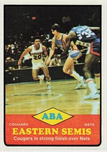 1973-74 TOPPS BASKETBALL #205  ABA EASTERN SEMIS