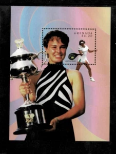 Grenada 1998 - Tennis Stars - Souvenir Stamp Sheet - Scott #2806 - MNH - Picture 1 of 1