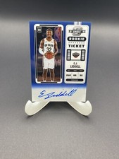E.J. Liddell /49 On Card Auto Blue 2022-23 Contenders Optic Rookie Ticket
