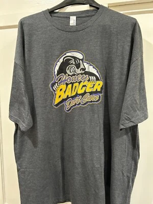 Hombre’s XXL Honey Badger Don’t Care Gris Nuevo Con Etiquetas Mezcla de Algodón Marca DuckCo.com Foto 1 de 4
