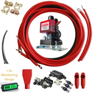 Dual Battery Isolator Redarc Kit 12V 100 Amp System Switch SBI12 Caravan Boat - Picture 1 of 8
