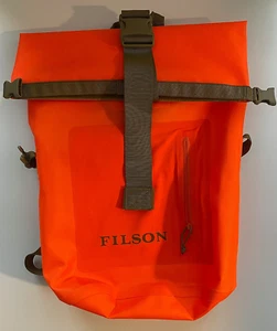 Filson Dry Backpack Drybag "Flame" (Orange) NEW MSRP $295 - Picture 1 of 5