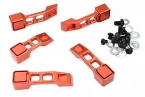 Billet Machined Realistic Red Handle Set (5) for Axial 1/6 SCX6 Jeep JLU - Picture 1 of 1
