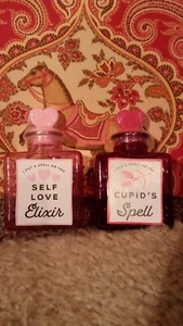 NEW Valentines 2024 Set of 2 Love Potion Cupids Spell Self Love Elixir Bottles - Picture 1 of 1