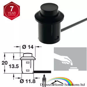Hafele Loox LED Light Push Switch - Black 833.89.108 - Picture 1 of 4
