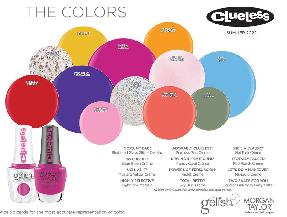 Morgan Taylor (Nail Polish Only) Clueless Collection 0.5oz/15mL - Pick Any Color - Изображение 1 из 1