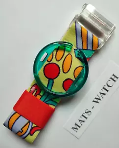 POP-SWATCH BIG + APWK151 MILANO + STRETCH TAPE + ORIGINAL RING + NEW/NOS - Picture 1 of 1