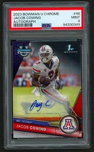 JACOB COWING RC AUTO 2023 BOWMAN U CROMO PSA 9 - Foto 1 di 2