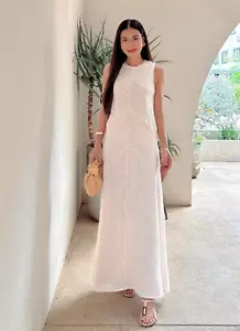 NWT_ZARA FW24 WOMAN EMBROIDERED DRESS ZW COLLECTION White | 8584/273 XS-2XL - Picture 1 of 16