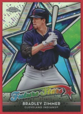 2018 TOPPS CHROME FUTURE STARS #FS-5 BRADLEY ZIMMER - Image 1 of 2
