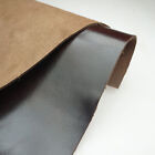 Genuine Cow Leather Tooling Leather Pre-Cut Oil-Brown Pull-up Hide Skin