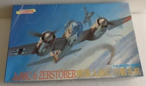 SHANGHAI DRAGON JU88C-6 ZERSTORER GERMAN WWII AIRPLANE 1:48 MODEL KIT 5536 - Picture 1 of 4