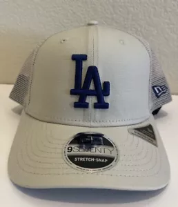 New Era Los Angeles Dodgers 9SEVENTY Stretch Snap Canvas SnapBack Hat Men’s - Picture 1 of 8