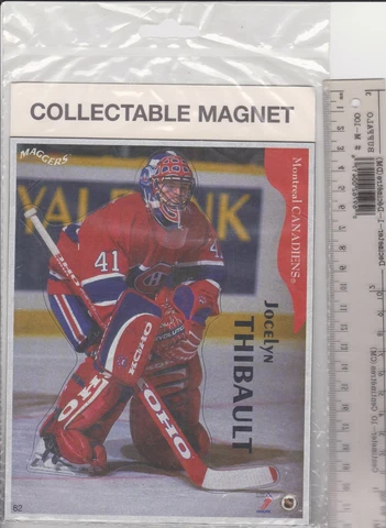 Jocelyn Thibault 1996 Promo Maggers Collectable Magnet 5"x7" Premier Edition Cover