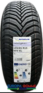 PNEUMATICI MICHELIN 195/65 R15 95V XL CROSSCLIMATE 2 DOT2025/24 4 STAGIONI NUOVE - Foto 1 di 5