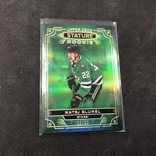 MATEJ BLUMEL  16/99 Rookie Green Base 2022-23 Upper Deck Stature Hockey BK