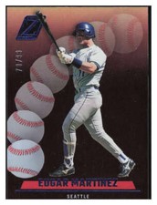 EDGAR MARTINEZ 2023 Panini Chronicles Zenith /99 Blue #1 Mariners MLB ID:85222
