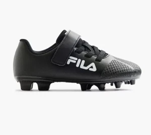 BOTA DE FÚTBOL JUNIOR FILA NEGRA NUEVA para niños talla 35EU, 2.5UK - Imagen 1 de 5