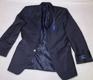 Ralph Lauren RRL Dillards Herren 38R Neu mit Etikett 100% Wolle Nadelstreifen Anzug Jacke Blazer - Bild 1 von 14