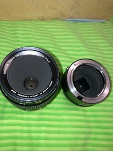 [MINT] KONICA Macro-HEXANON AR 55mm F3.5 Clo-Up MF Lens From JAPAN and dual Cas - Picture 1 of 8