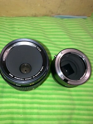 [MINT] KONICA Macro-HEXANON AR 55mm F3.5 Clo-Up MF Lens From JAPAN and dual Cas - Image 1 of 4