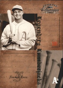2004 (ATHLETICS) Donruss Classics Legendary Lumberjacks #34 Jimmie Foxx/1000