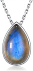 Sterling Silver Cremation Jewelry Labradorite Urn Necklace for Ashes Keepsake