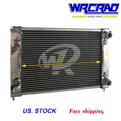 Radiador de aluminio 17" CORE para Volkswagen 1985-1992 Golf/1982-1992 Jetta l4 MT Foto 1 de 4