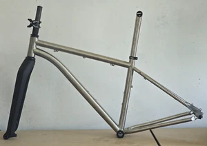 Titanium Rahmenset, Gravel, MTB, 29", Disc, Boost Carbon Gabel, NEU - Bild 1 von 6