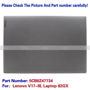 New For Lenovo V17-IIL Laptop 82GX Lcd Rear Cover Top Screen Case 5CB0Z47734 - Picture 1 of 3